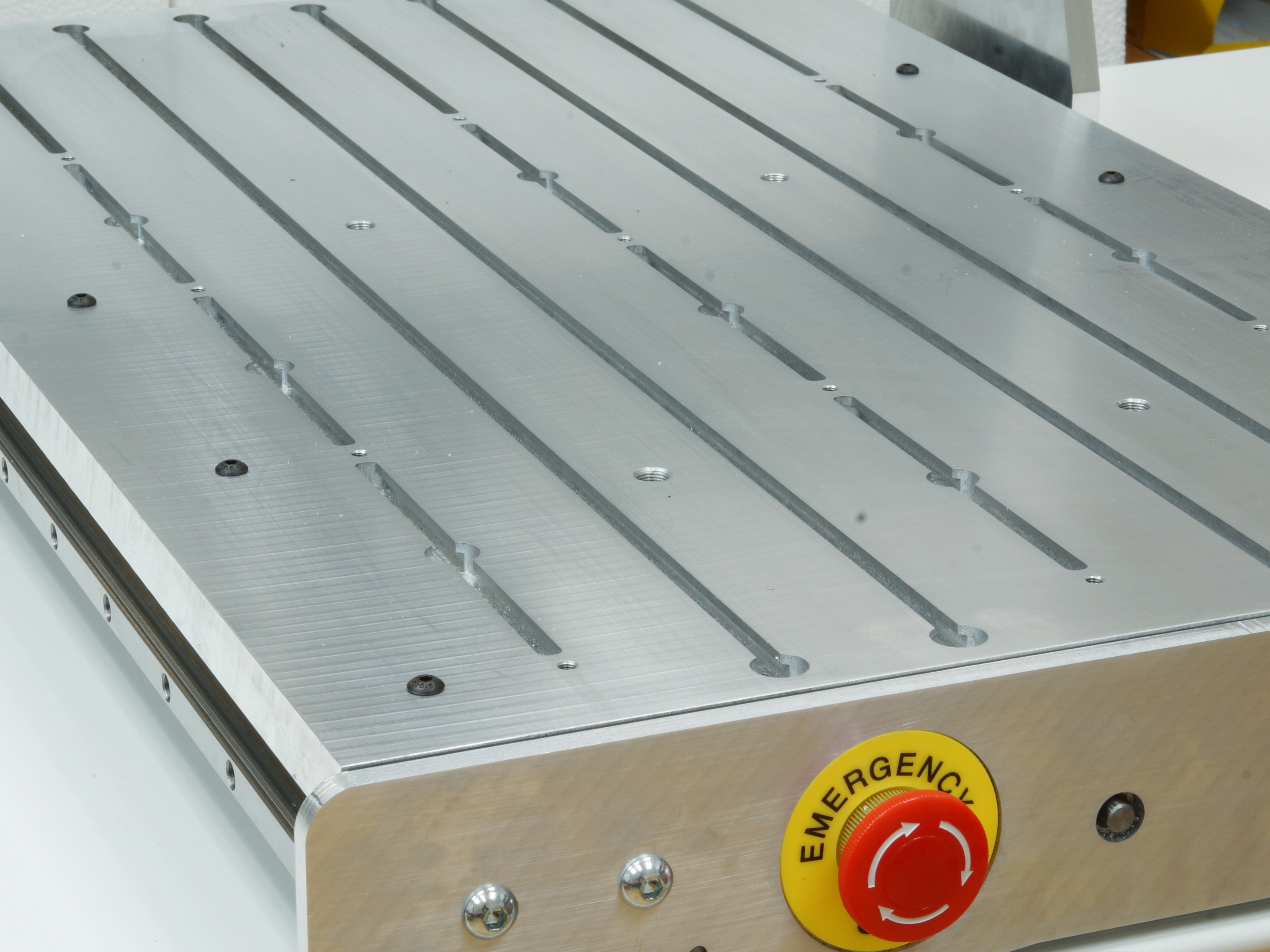 Aluminium T-Nutenplatte Detail CNC Portalfräse MINImill Kit 2